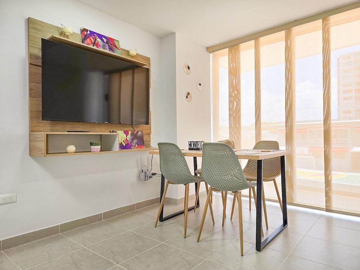 Elegancia Y Comodidad Cerca Del Mar Y Aeropuerto Apartamento Cartagena